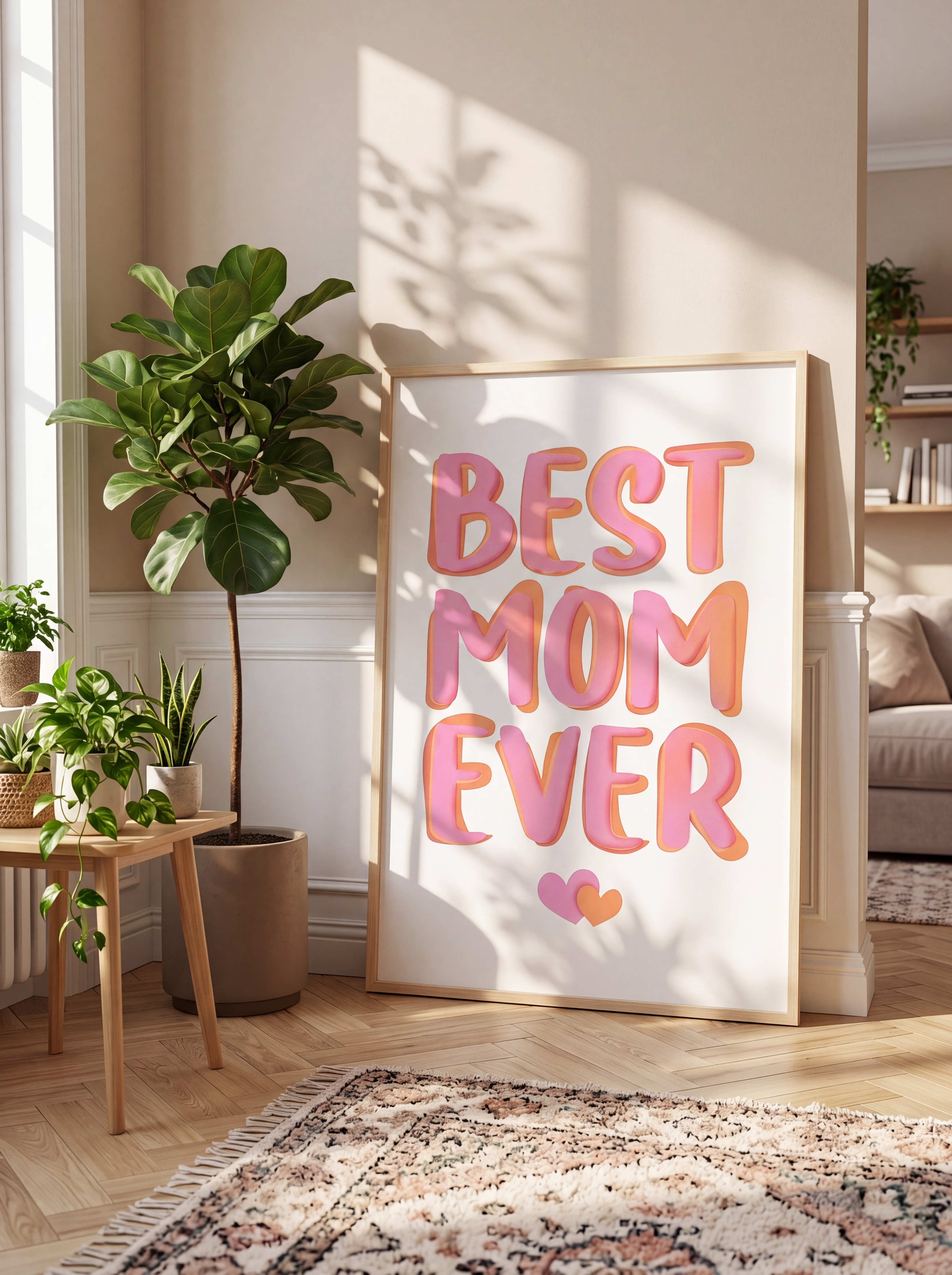 Relexy - Mother's Day Framed Paper Poster - Best Mom Ever